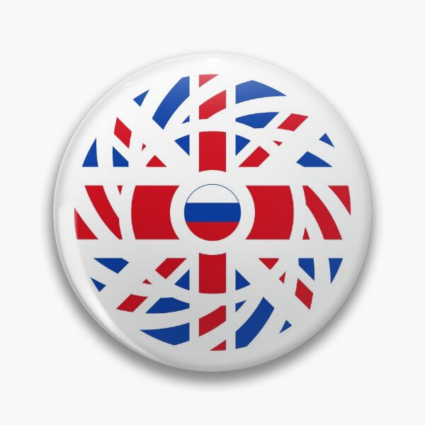 Item preview, British Russian Multinational Patriot Flag Series designed and sold by Carbon-Fibre Media.