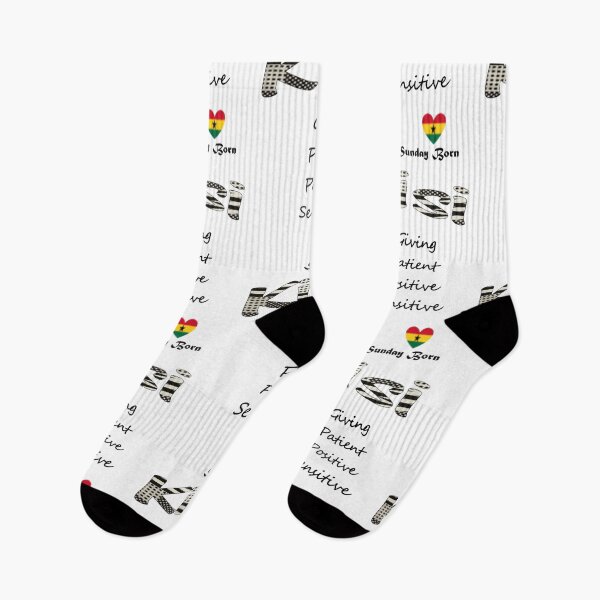 Item preview, Sunday Born Ghanaian Female Name 'Kisi' in black and white designed and sold by WhoWeAre.