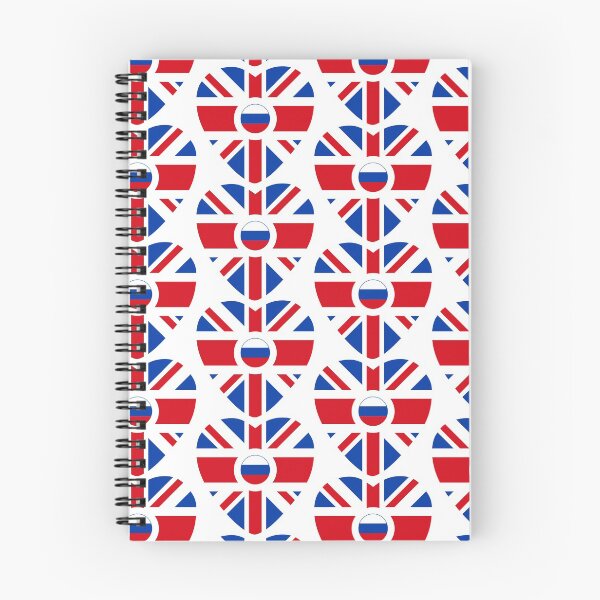 Item preview, British Russian Multinational Patriot Flag Series (Heart) designed and sold by Carbon-Fibre Media.