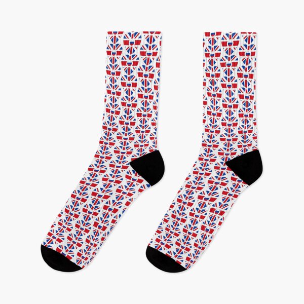 Item preview, British Russian Multinational Patriot Flag Series (Heart) designed and sold by Carbon-Fibre Media.