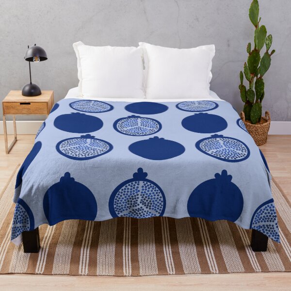 Item preview, Blue Pomegranate Print designed and sold by -alanna-.