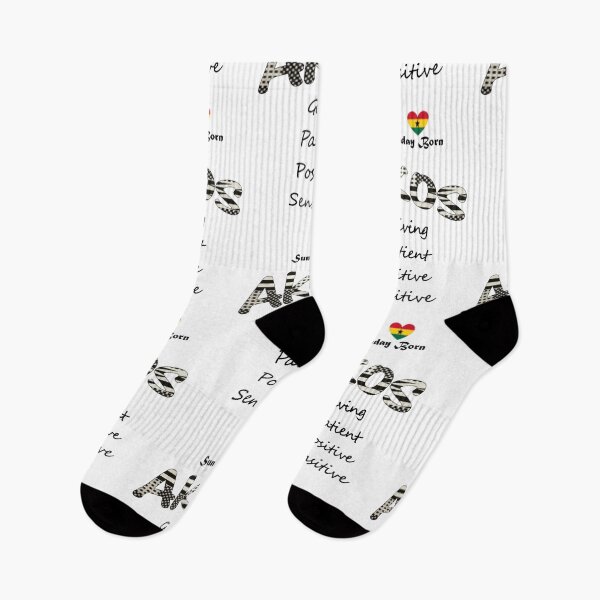 Item preview, Sunday Born Ghanaian Female Name 'Akos' in black and white designed and sold by WhoWeAre.