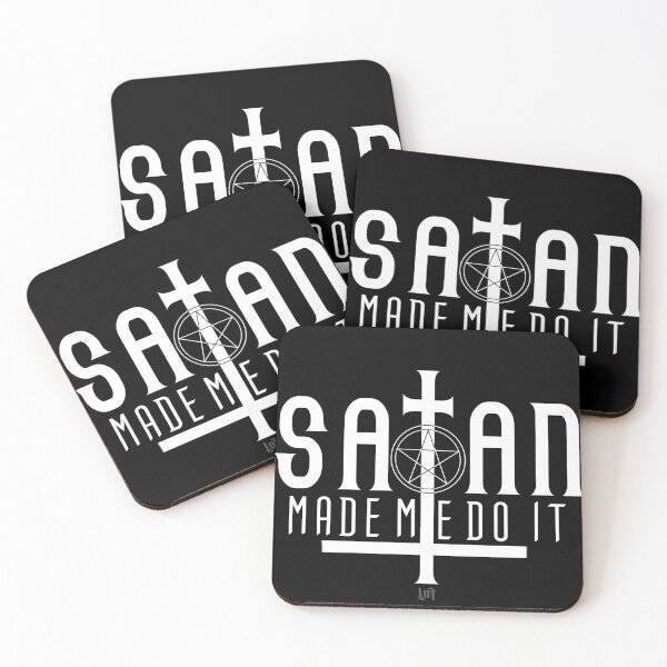 Item preview, Satan Made Me Do It designed and sold by LittleWitchTat.