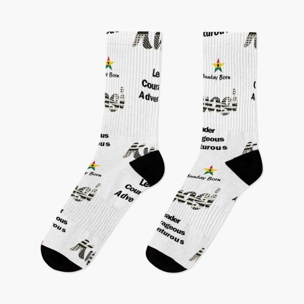 Item preview, Sunday Born Ghanaian Male Name 'Kwasi' in black and white designed and sold by WhoWeAre.