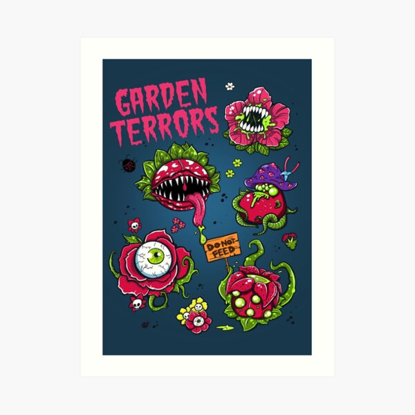 Garden Terrors Art Print