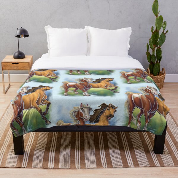 Spirit and Rain Throw Blanket