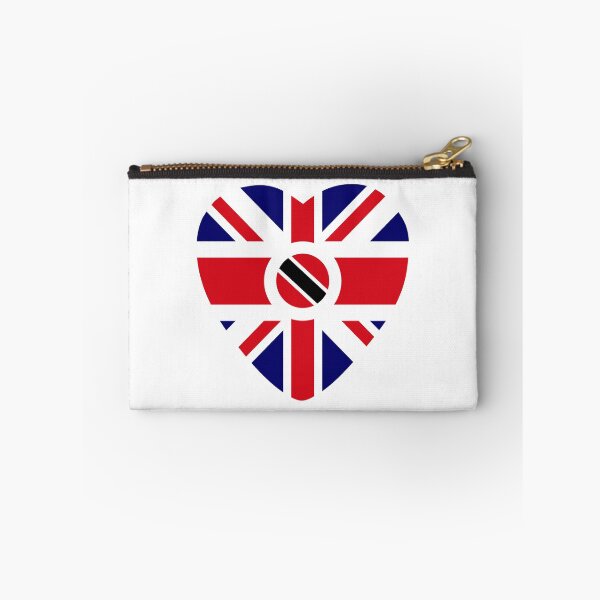 Item preview, British Trinidadian Multinational Patriot Flag Series (Heart) designed and sold by Carbon-Fibre Media.