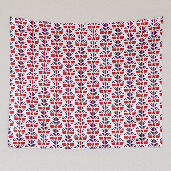 Item preview, British Trinidadian Multinational Patriot Flag Series (Heart) designed and sold by Carbon-Fibre Media.