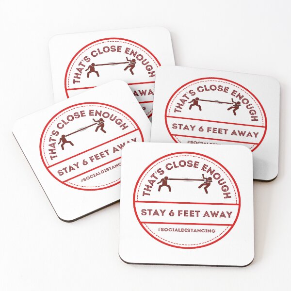 Item preview, That’s close enough! Social distancing -stay 6 feet away! designed and sold by AUTISM ODYSSEYS.