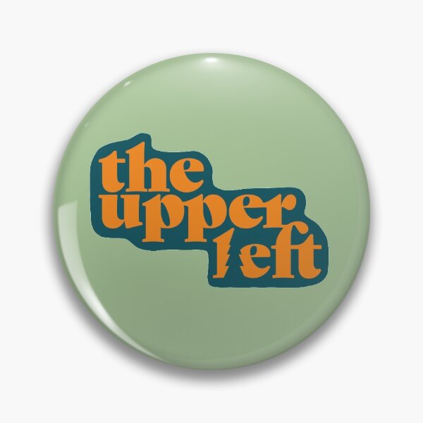 Item preview, The Upper Left Logo-Blue & Orange designed and sold by theupperlefty.