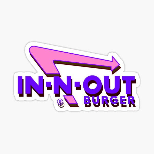 Futuristic In-N-Out Sticker