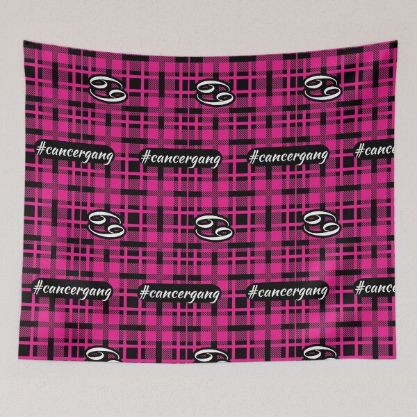 Item preview, #cancergang (Pink Plaid) designed and sold by T.A.S. BRAND.