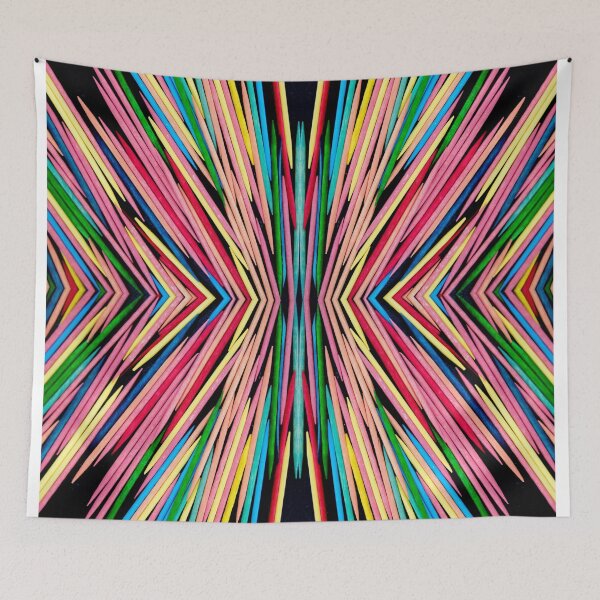 Item preview, Toothpick Fusion Abstract Pattern designed and sold by nancyjcreates.