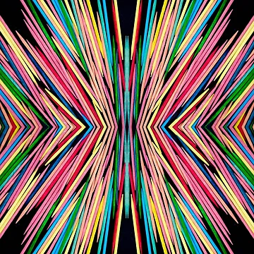 Artwork thumbnail, Toothpick Fusion Abstract Pattern by nancyjcreates