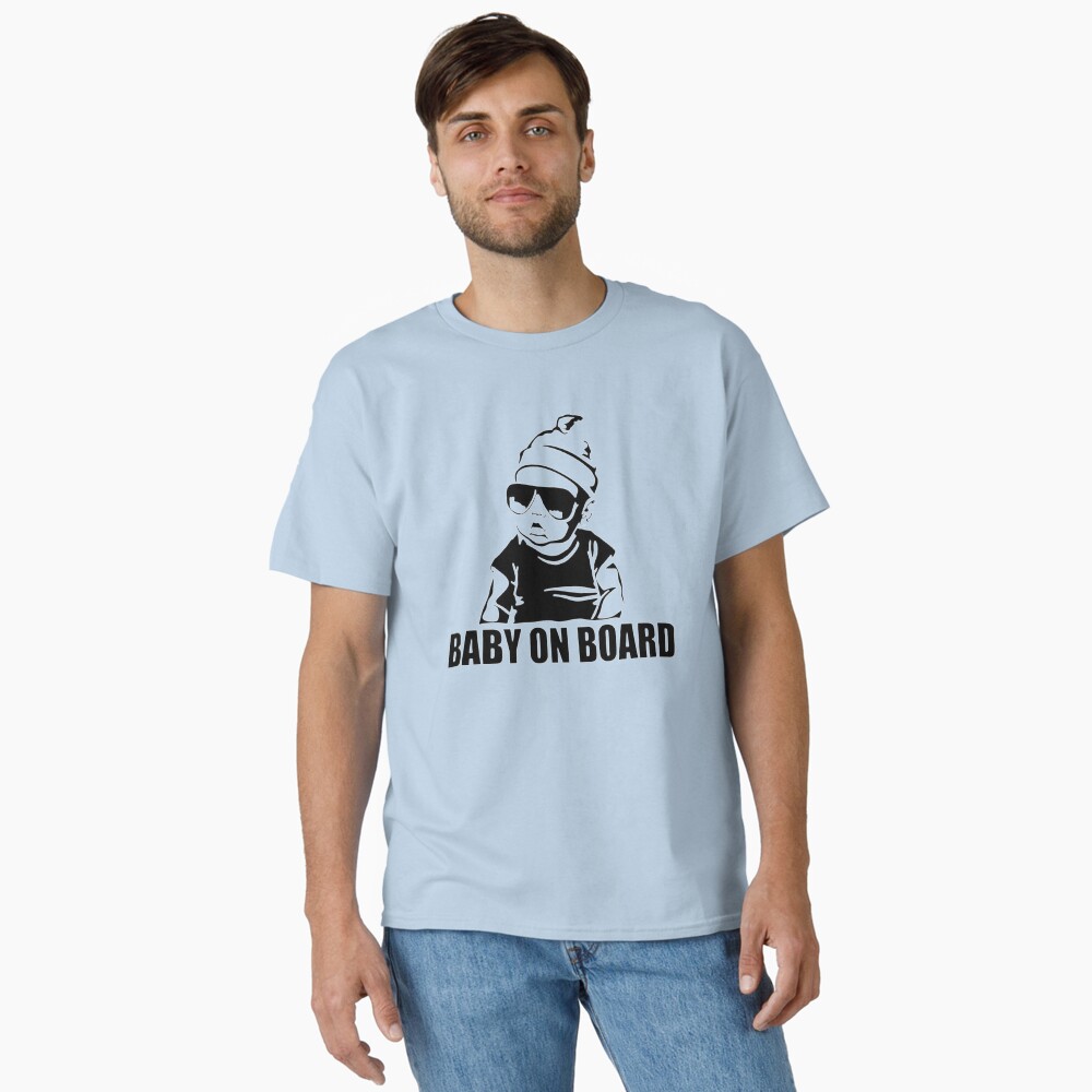 funny baby on board car bumper Sticker