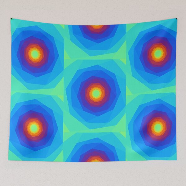 Item preview, Blue Green Spiral designed and sold by KeksWorkroom.