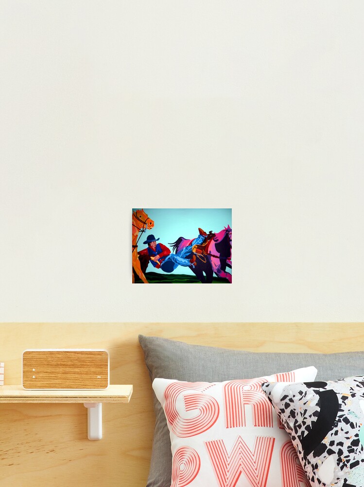 Thumbnail 2 of 3, Photographic Print, Calf Roping designed and sold by jamiewinter.