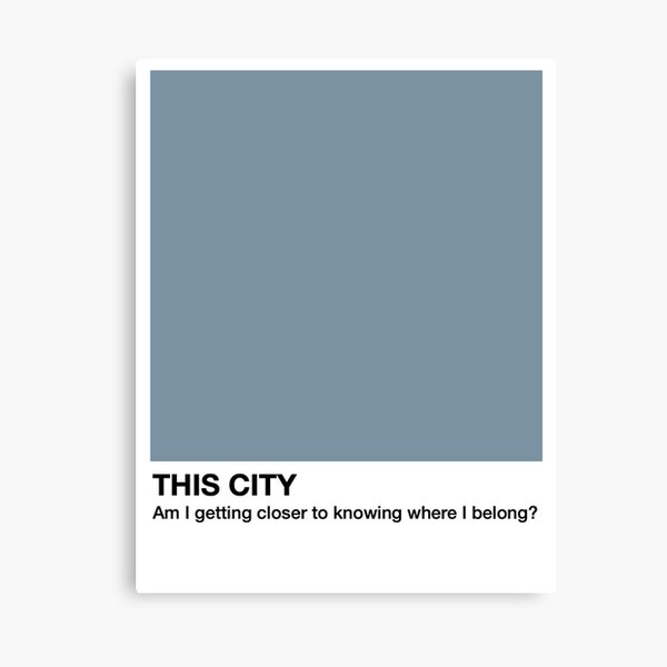 Item preview, This City - Pantone Swatch designed and sold by Jenna Gardner.
