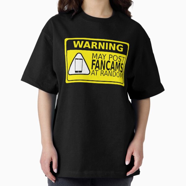 Item preview, Kpop Fancam Funny Warning designed and sold by AmpersandCuster.