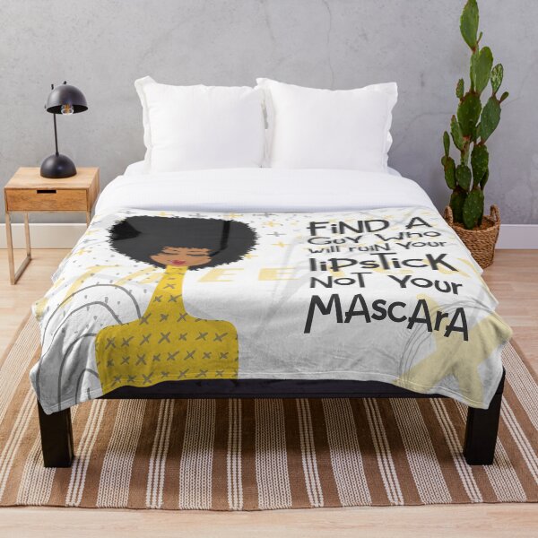 Item preview, Find A Guy Who Will Ruin Your Lipstick Not Your Mascara designed and sold by 6256design.