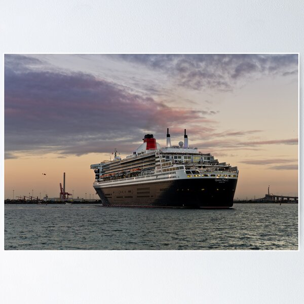 Item preview, Queen Mary 2 Visits Melbourne designed and sold by Russell Charters.