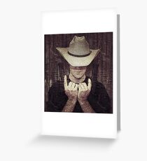Justified Greeting Card
