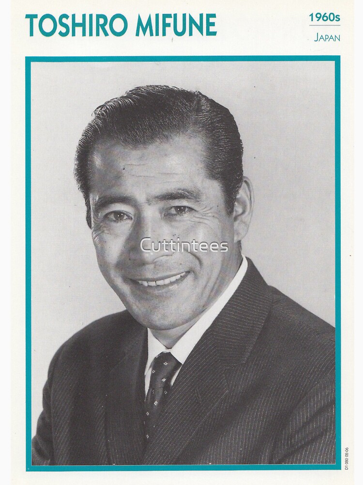 Toshiro Mifune, Japanese Treasure by Cuttintees