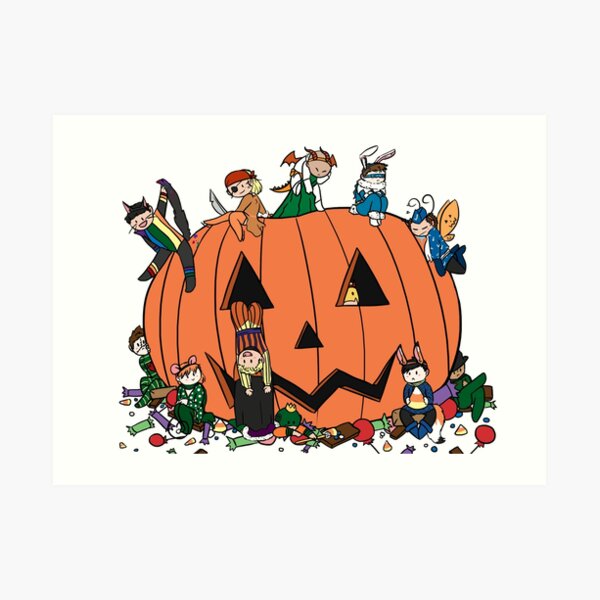 halloween rogues Art Print