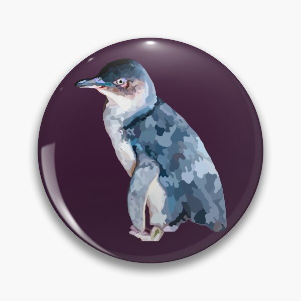 Item preview, Fairy penguin Geometric Art low poly designed and sold by Wendy Steinberg Artist.