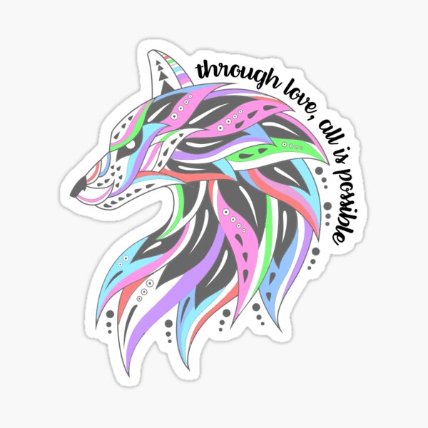 Item preview, Through love, all is possible  designed and sold by Julia Rosenberg.