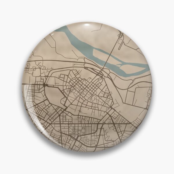 Item preview, Piacenza Sepia Map designed and sold by CPTVDesign.