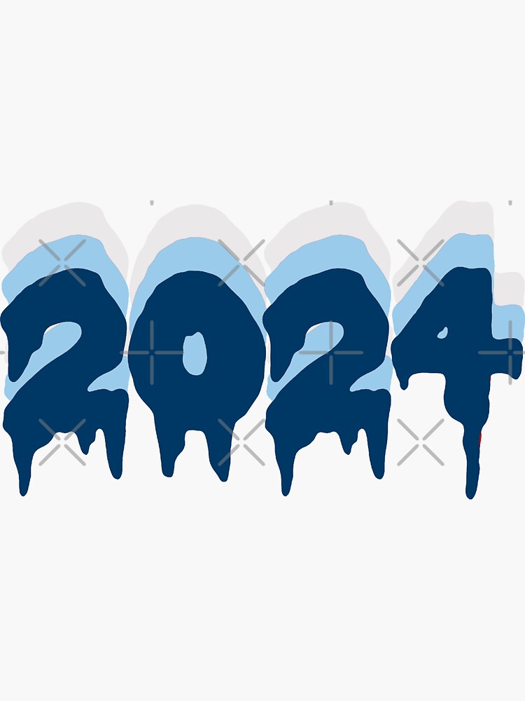 2024 Drip Sticker For Sale By Estelleu Redbubble   Bg,f8f8f8 Flat,750x,075,f Pad,750x1000,f8f8f8.u2 