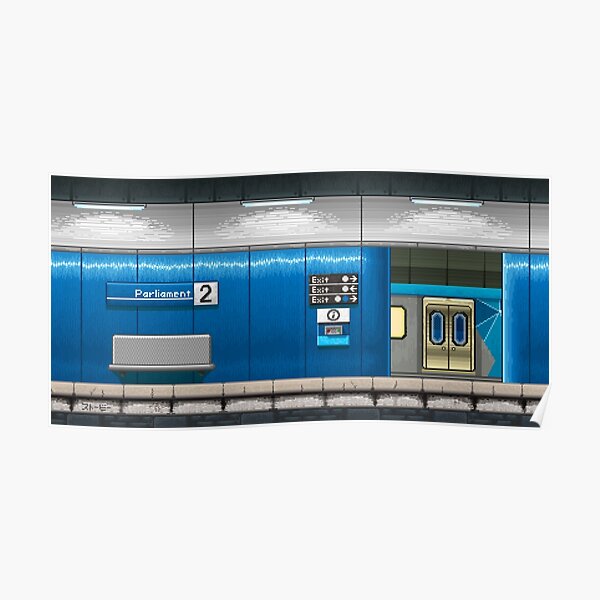 Parliament Station (Melbourne Series) Poster