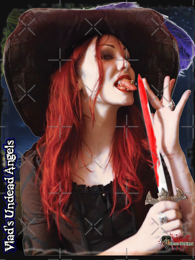 Live Undead: Vampire Pirate w/Dagger - No Text Version by EnforcerDesigns