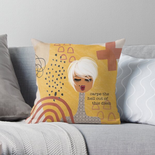 Carpe Diem Throw Pillow