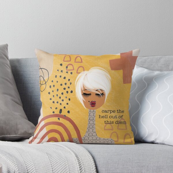 Carpe Diem Throw Pillow