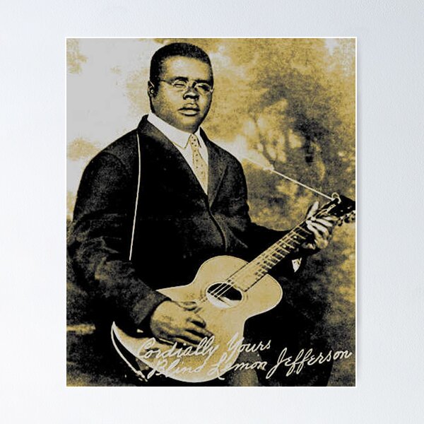 Item preview, Blind Lemon Jefferson in Sepia designed and sold by Well-Doggies.