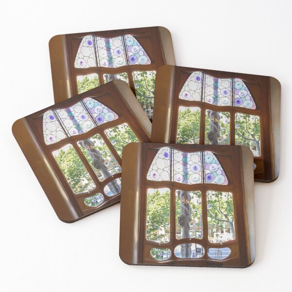 Item preview, A stained window inside Casa Batllo designed and sold by Julieta Delia.