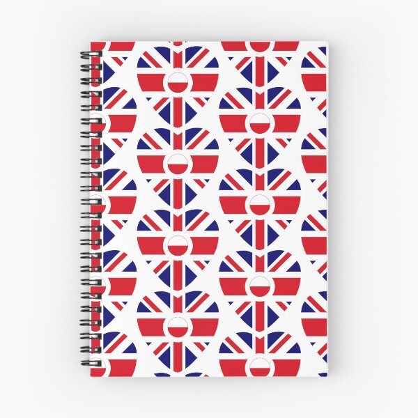 Item preview, British Polish Multinational Patriot Flag Series (Heart) designed and sold by Carbon-Fibre Media.