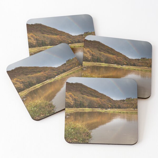 Item preview, Rainbow over Pennard Castle, Gower, Wales designed and sold by Dan Santillo.