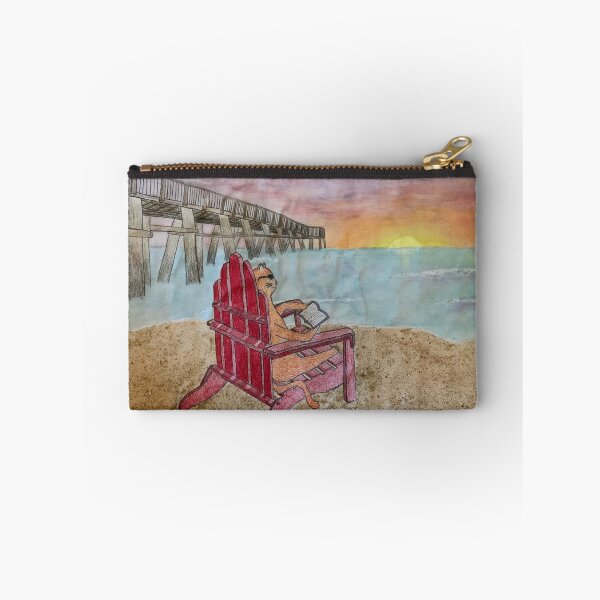 Item preview, Cat Reading on a Beach designed and sold by Katelyn Wollschlager.