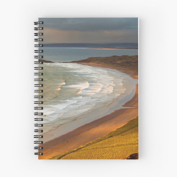Item preview, Burry Holms and Llangennith with the Old Vicarage from Rhossili Down, Gower, Wales  designed and sold by Dan Santillo.