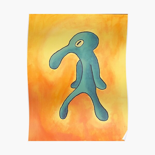 High Quality Posters Redbubble - details about roblox lumber tycoon 2 bold and brash squidward painting