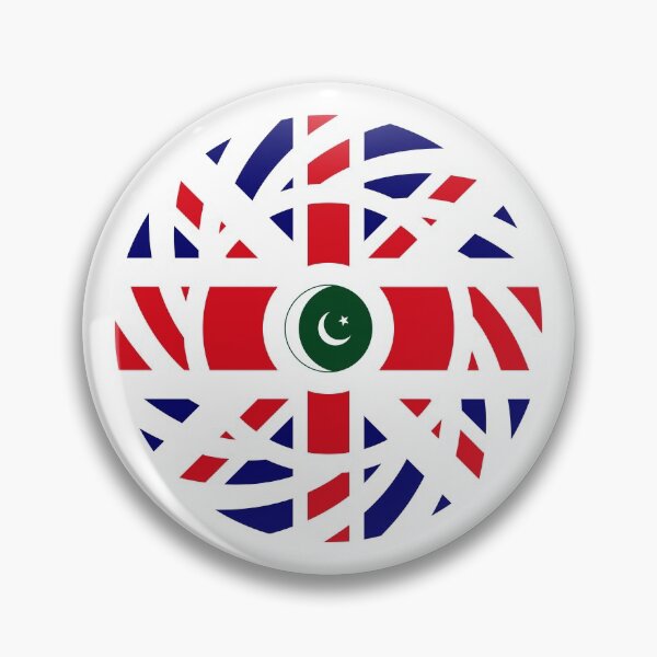 Item preview, British Pakistani Multinational Patriot Flag Series designed and sold by Carbon-Fibre Media.