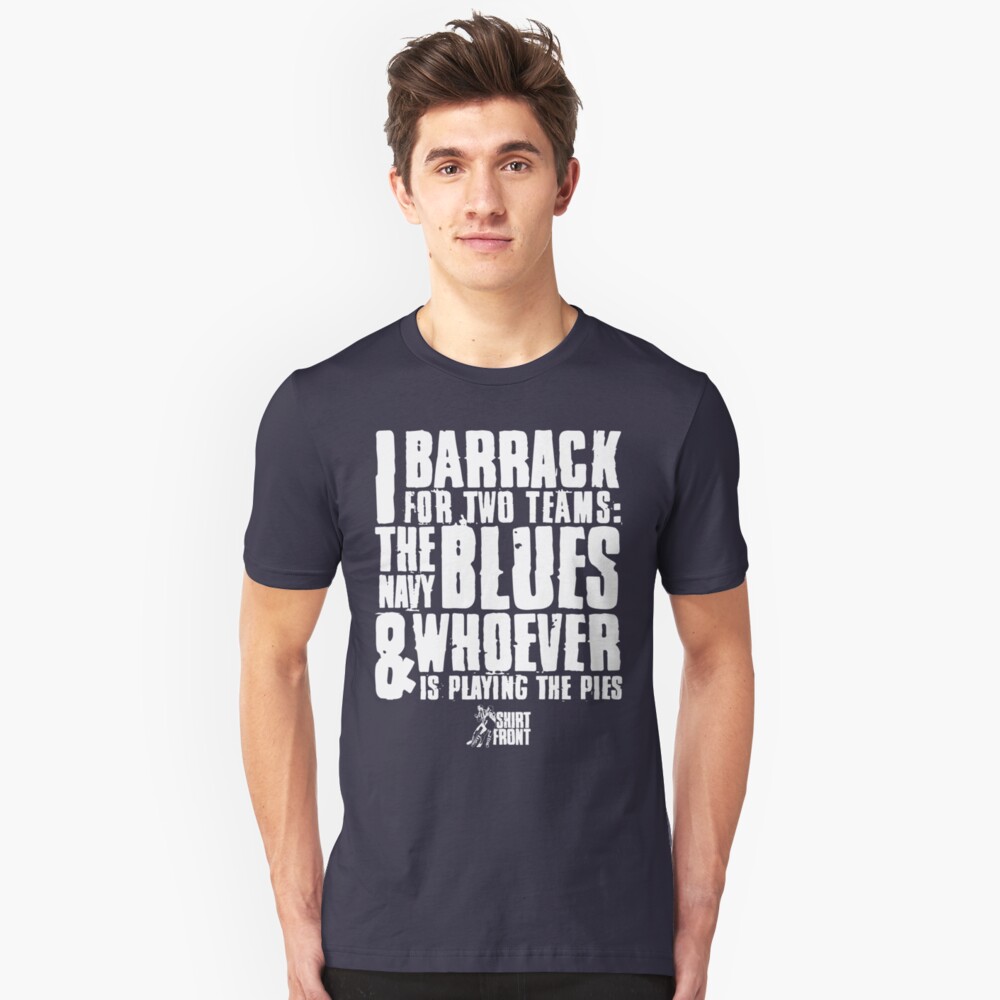 Two Teams: Blues Slim Fit T-Shirt