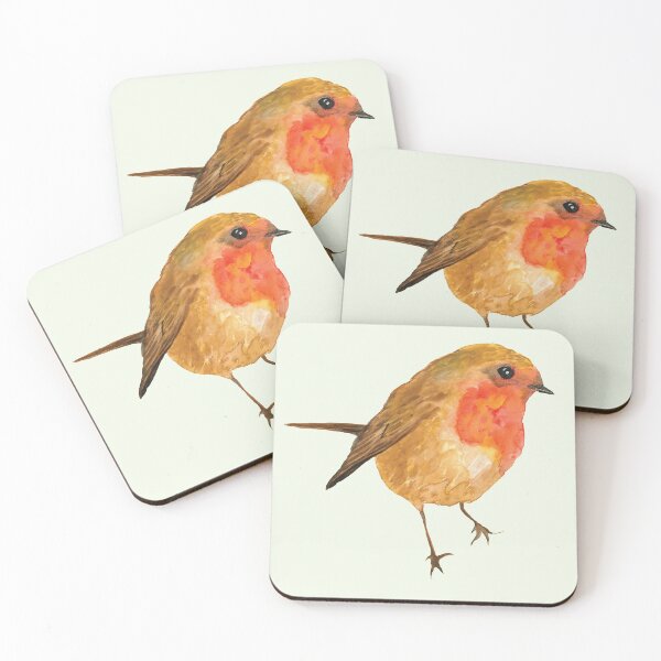 Item preview, Watercolor Robin Bird designed and sold by Mali Moazart.
