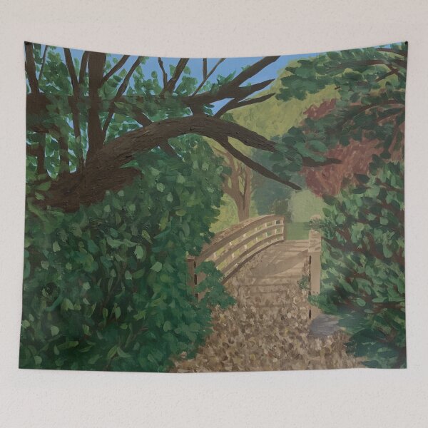 Item preview, Bridge in the Forest  designed and sold by Katelyn Wollschlager.