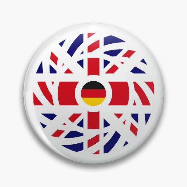 Item preview, British German Multinational Patriot Flag Series designed and sold by Carbon-Fibre Media.