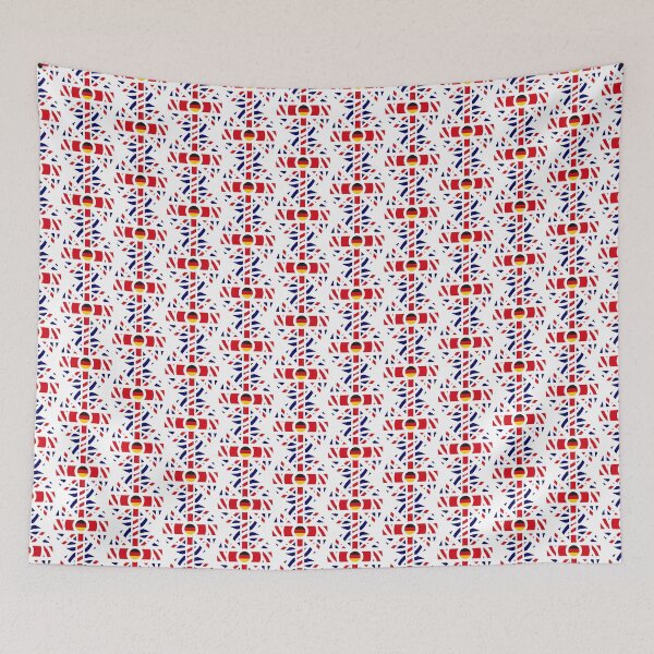 Item preview, British German Multinational Patriot Flag Series designed and sold by Carbon-Fibre Media.