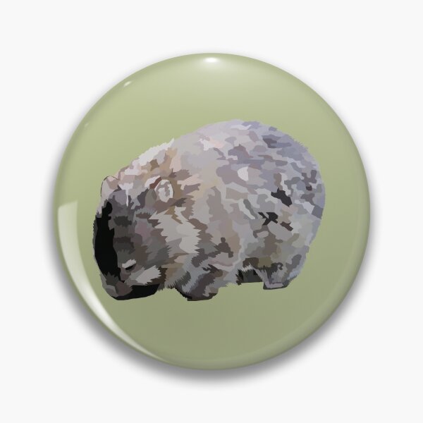 Item preview, Wombat Geometric Art Low Poly designed and sold by Wendy Steinberg Artist.